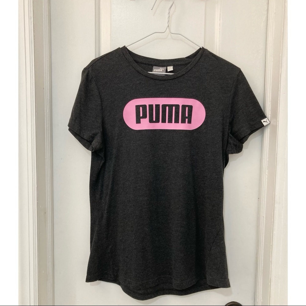 PUMA Logo Short Sleeve T-Shirt